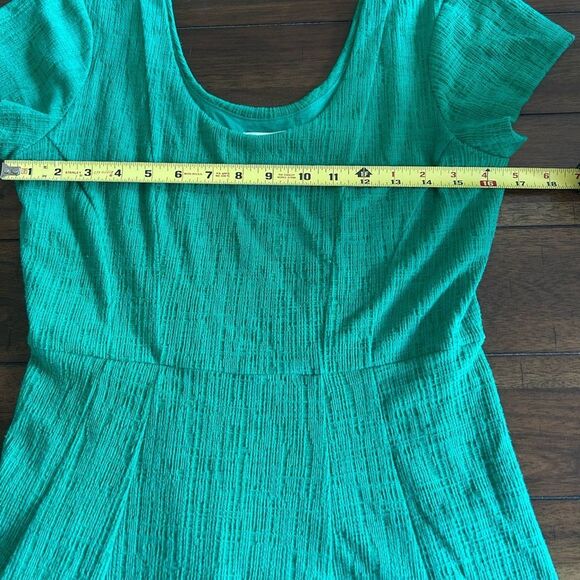 Maeve Anthropologie Green Fit and Flare Nova Knit Mini Dress Size Small - Picture 11 of 12